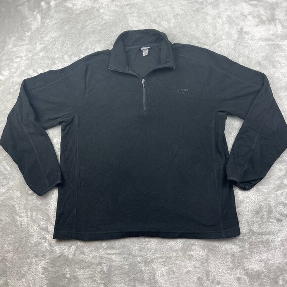 Champion Lightweight Winter Fleece Long Sleeve Quarter Zip Jacket Men's Medium - Picture 1 of 8